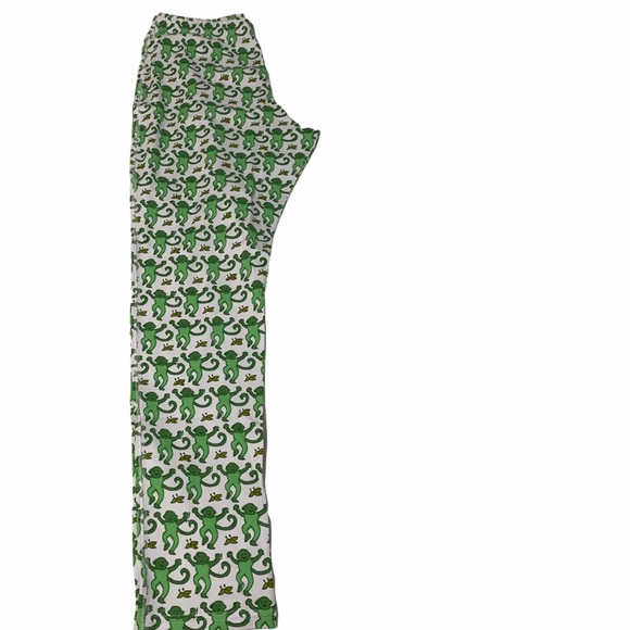 Roller Rabbit discontinued GREEN monkey pajama SM - Picture 9 of 9